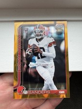 2025 Topps Chrome Shedeur Sanders Cleveland Browns Rookie Serial #315 /50