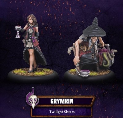 Warmachine GRYMKIN Twilight Sisters 3d Printed 