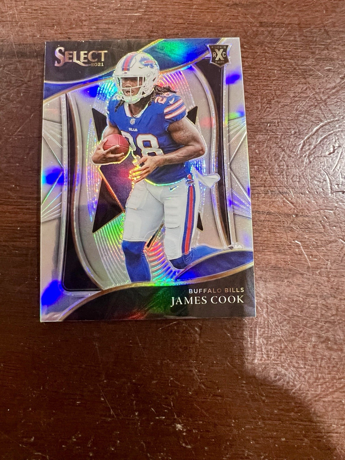 2021 Panini Select 2022 XRC Prizm James Cook #408 SP RC ROOKIE BILLS