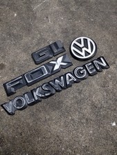 Volkswagen Fox Gl Trunk Emblems Vw Oem