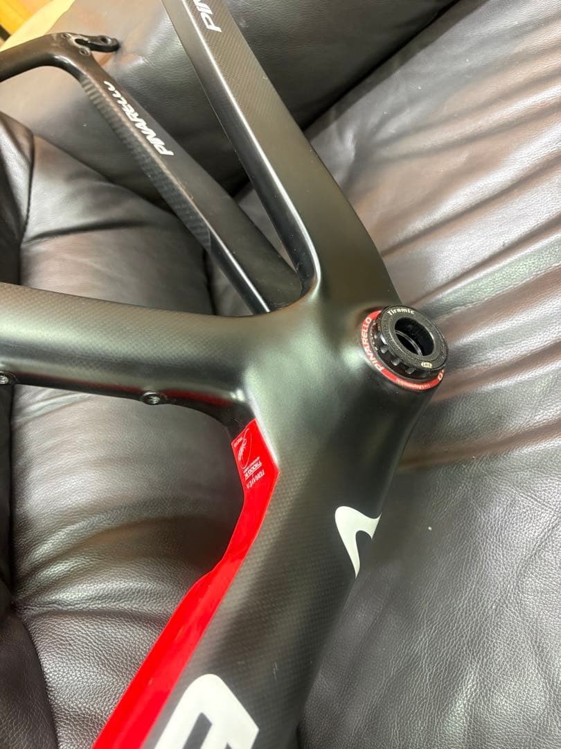PINARELLO DOGMA F12 Freme Set Carbon Aero Road Bike Red Black Size