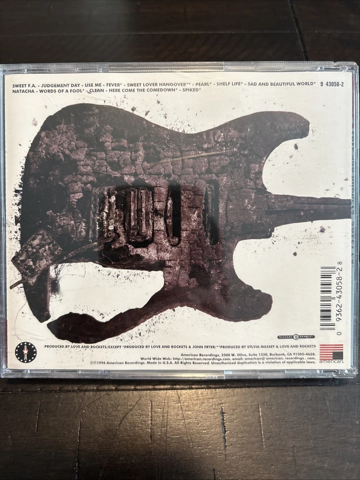 Love And Rockets - Sweet F.A. CD 1996  Promo Release. Rare Like New D8 Foto 2 de 2