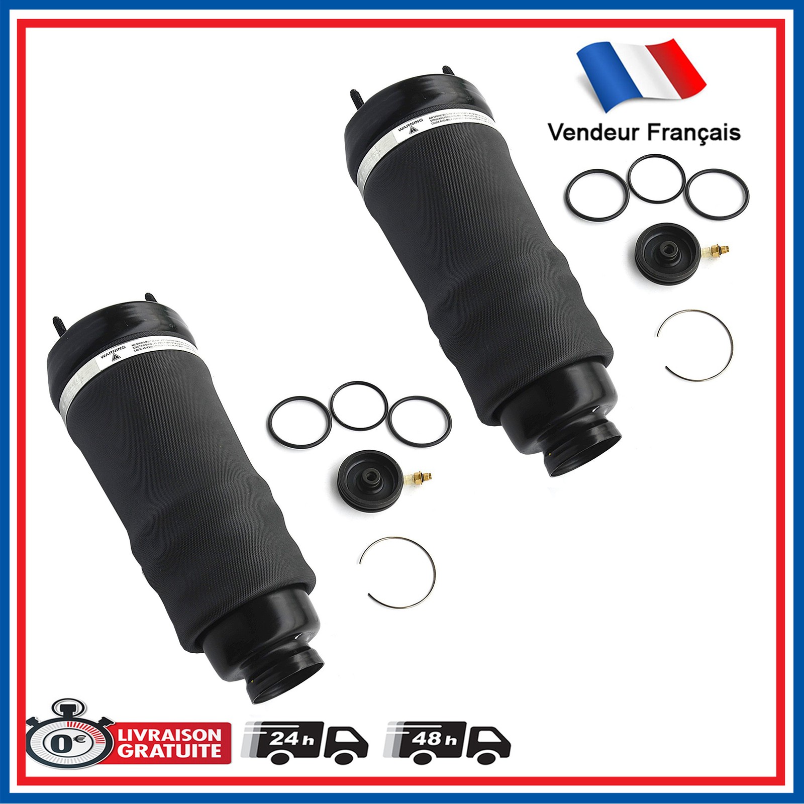 Amortisseur pneumatique W251 avec suspension avant active pour éliminer les vibrations