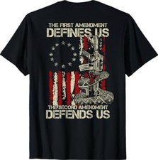 The First Amendment Defines us American Flag ...