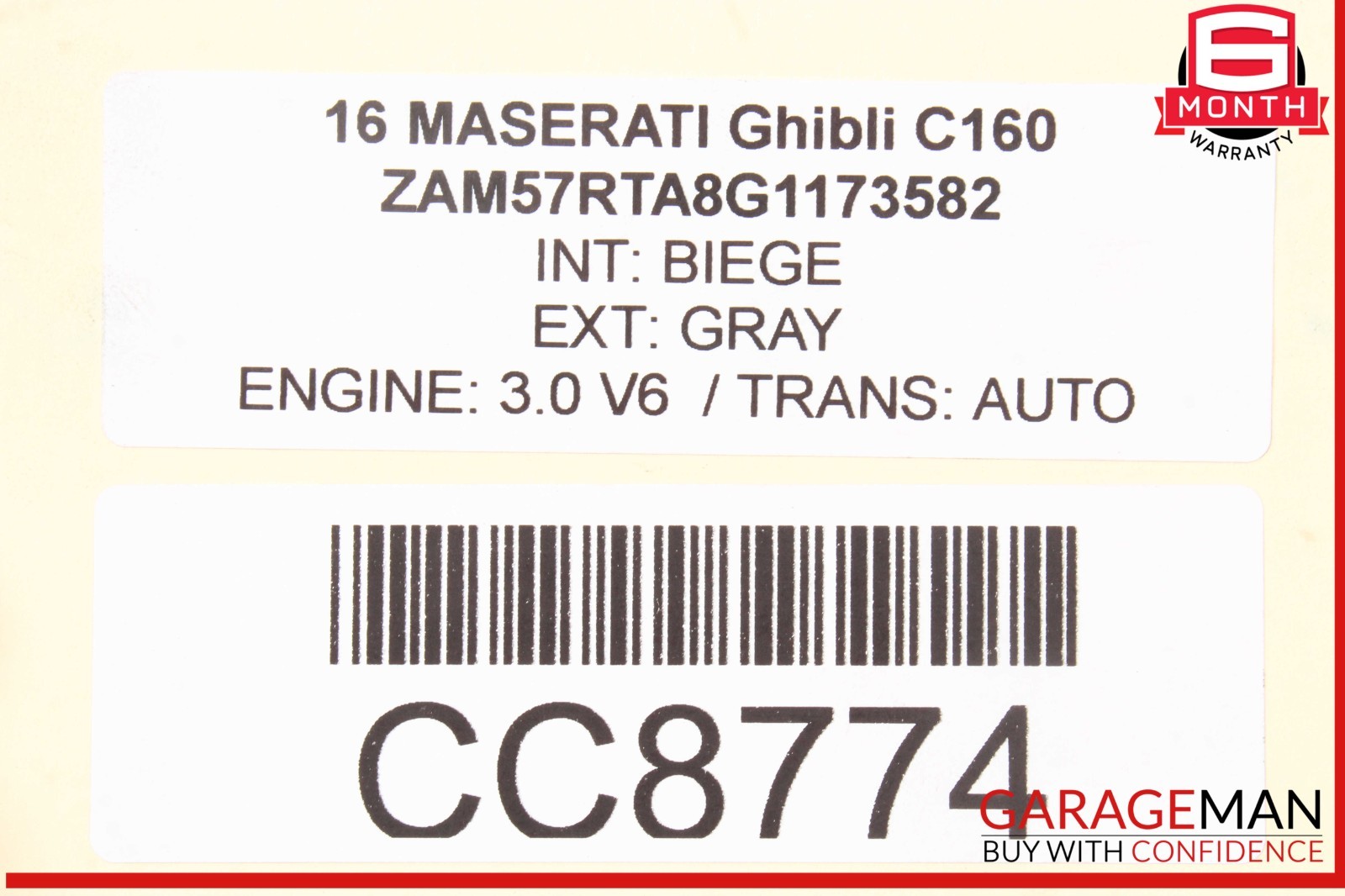 14-17 Maserati Ghibli AWD Auto Trans Automatic Transmission Assembly OEM 74k
