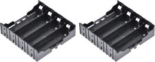 Battery Case Storage Box 4 Slots x 3.7V Battery Holder for 4 x Battery 2Pcs