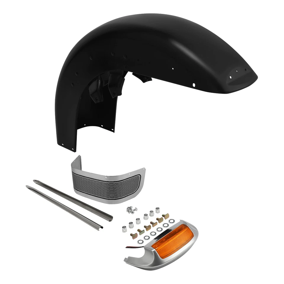 Guardabarros delantero apto para Harley Touring Road King 1994-2013 Electra Glide 1989-2013 Foto 2 de 4