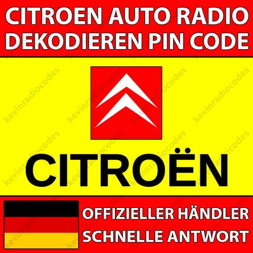 ✅CITROEN RADIO DECODING PIN CODE FOR ALL MODELS BOSCH CLARION BLAUPUNKT VP2✅