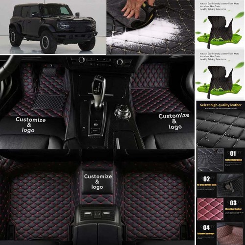 For Ford Bronco Car Floor Mats Auto Carpets All Weather Waterproof - Imagen 26 de 42