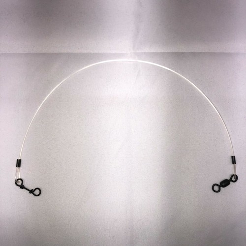 40 LB Fluorocarbon Fishing Leader 9" 12" & 40" 3 Pack Crane Swivel Snap Choice - Picture 27 of 30