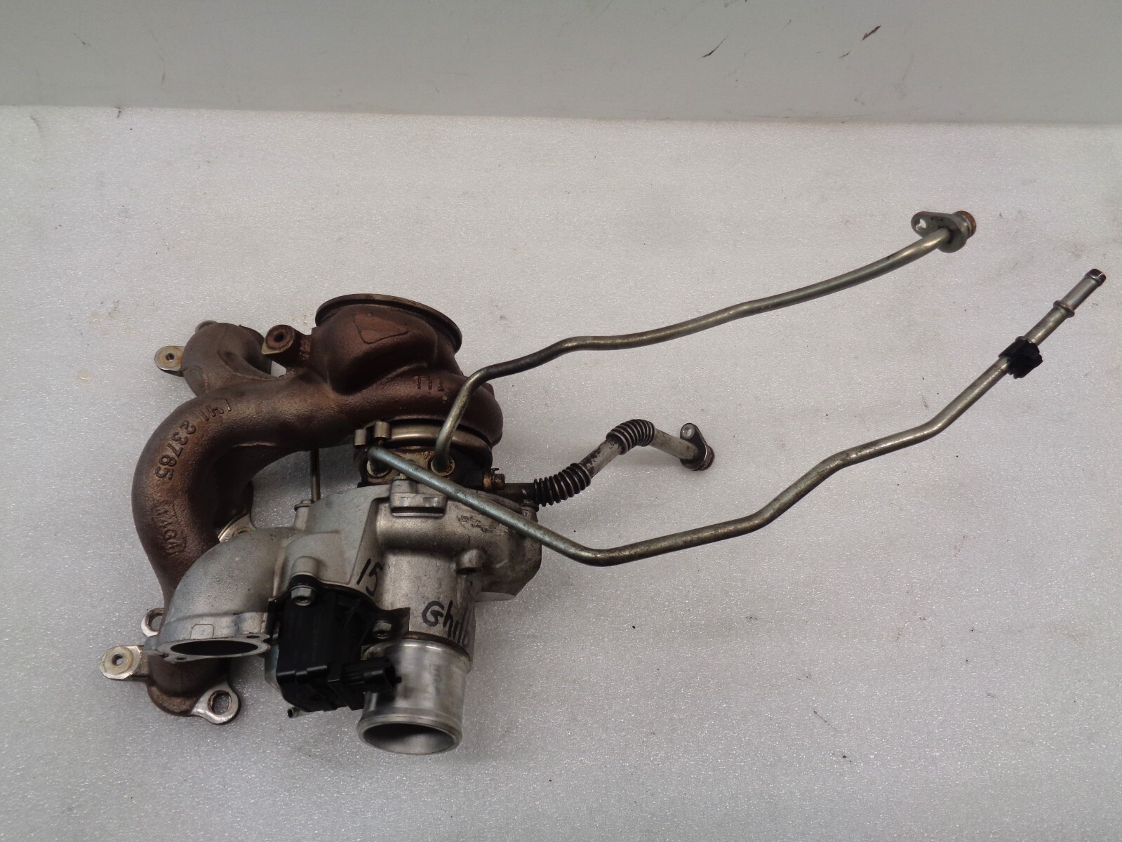 2014-2017 Maserati Ghibli 3.0L Left Driver Turbocharger Manifold OEM AK2402131