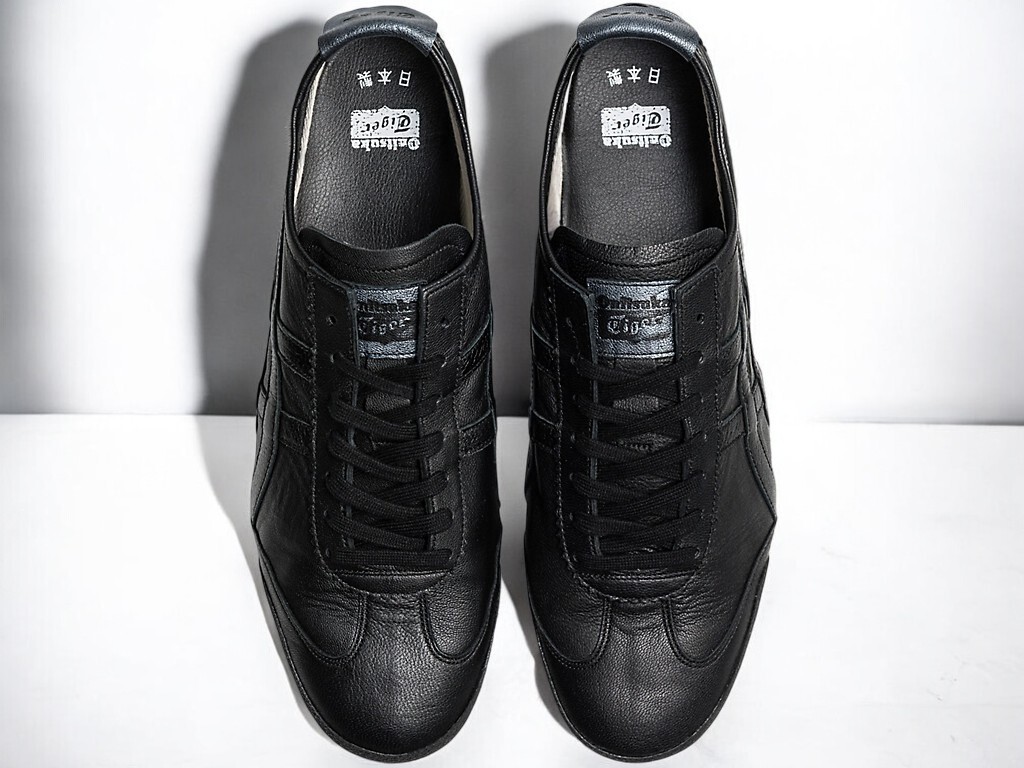 あ*ん様 MEXICO 66 TGRS 23.5 ブラック Onitsuka Tiger MEXICO 66 DELUXE All Black NIPPON MADE