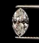 .63ct marquise loose diamond EGL Certified SI3 F Natural fancy cut estate — photo 3