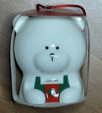 NEW Starbucks 2024 Christmas Bear Ceramic Ornament Limited Edition Rare Europe