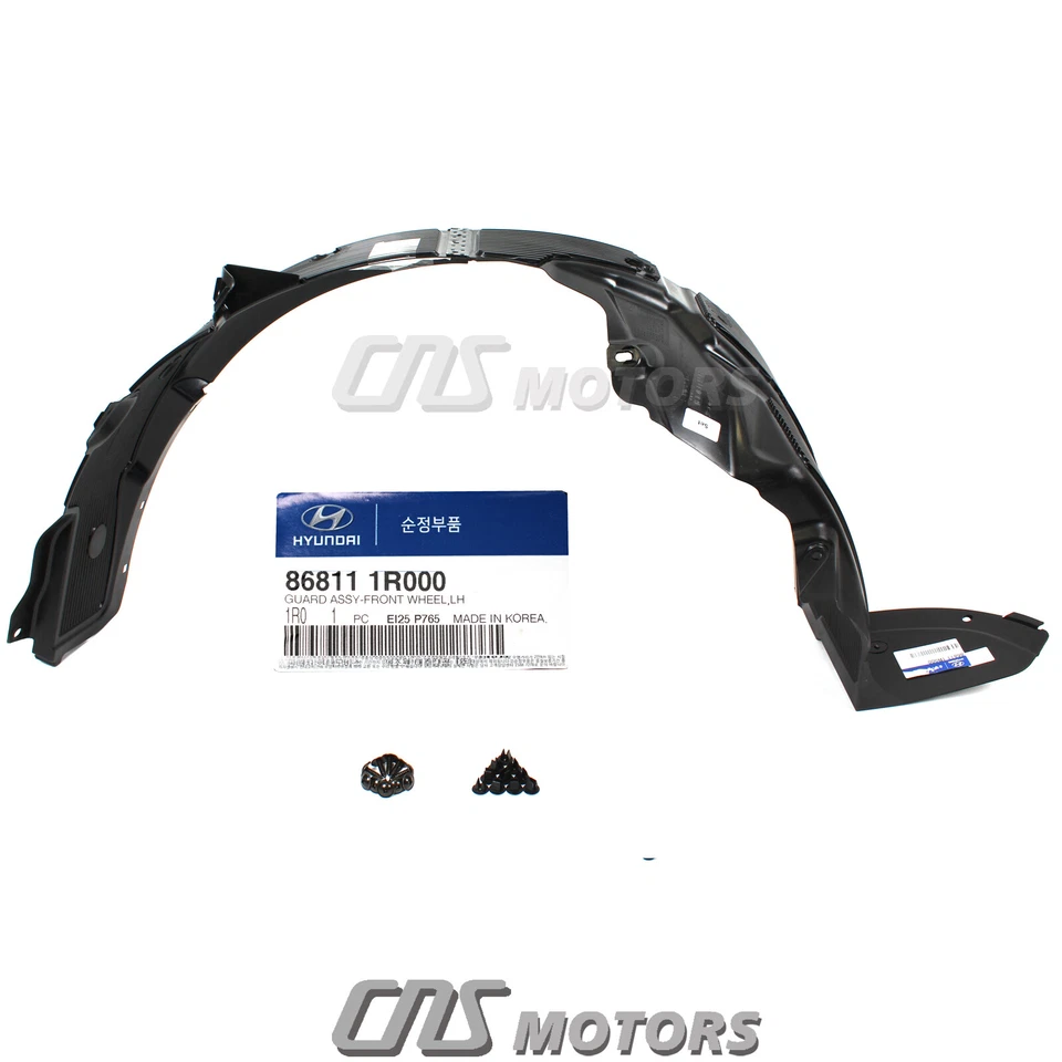 GENUINE Fender Liner FRONT LEFT for 2012-2013 Hyundai Accent 868111R000⭐⭐⭐⭐⭐ Foto 4 de 4