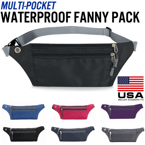 Waterproof Running Belt Fanny Pack 