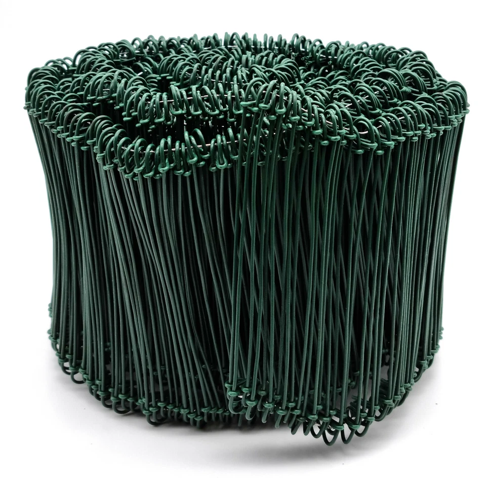 Drilldraht Betondraht Drahtsackverschluss | Grün Ummantelt | vd. Größen/Mengen