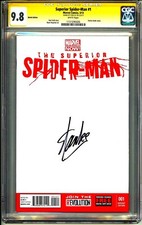SUPERIOR SPIDER-MAN  #1 CGC SS 9.8 NM/MINT STAN LEE BLANK SKETCH VARIANT RARE!