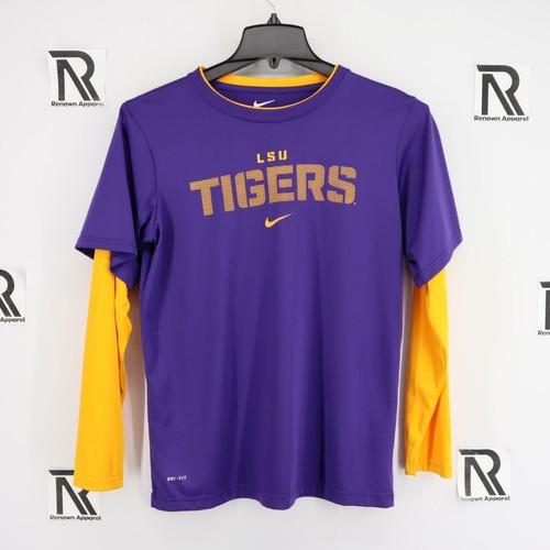 Nike Dri Fit Purple Athletic Shirt Size 