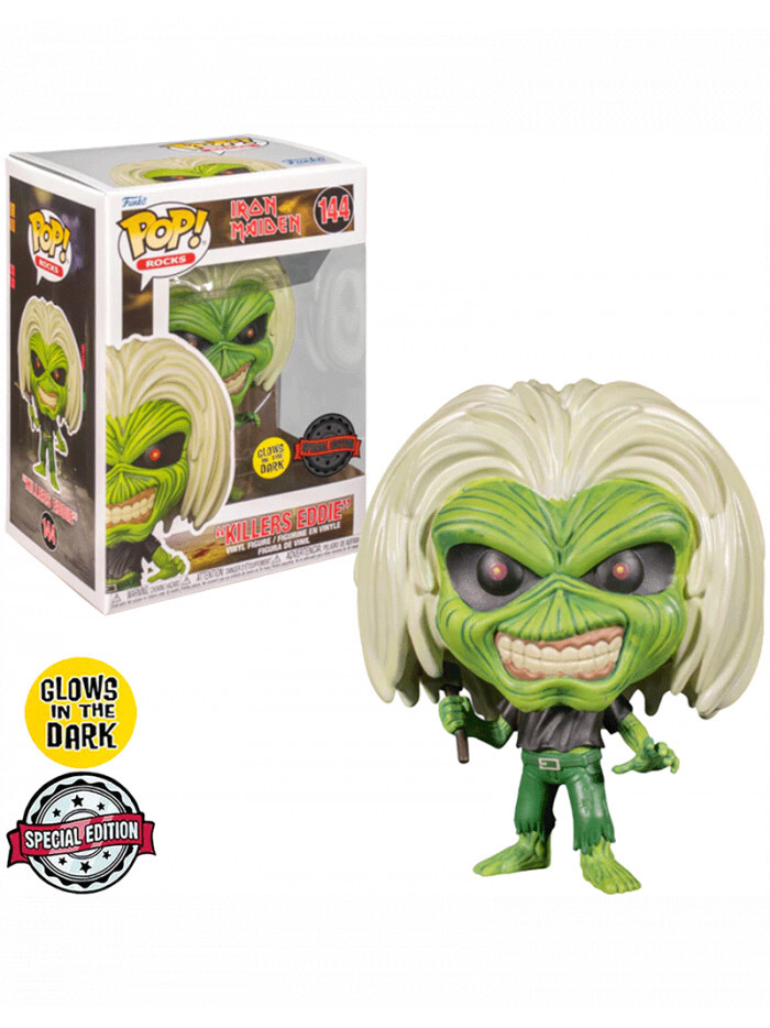 Funko Pop Killers Eddie Iron Maiden Glows Special Edition 144