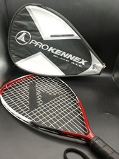 Pro Kennex Racquetball Pro Stiletto Oversize 22" Long Frame Red Blk White W/Case