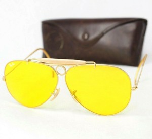 ray ban yellow lens shooting glasses