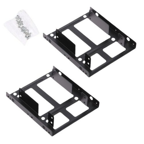 SSD/HDDs Mounting Bracket Kit 2.5" to 3.5" SSD Bays Holder Hard Drive Tray Rack - Bild 3 von 10