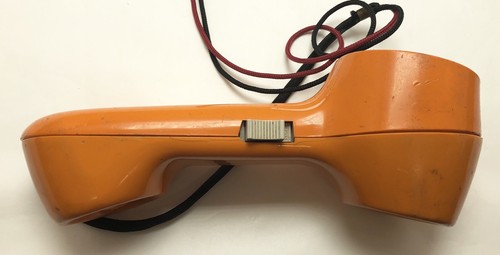 Vtg Orange GTE Automatic Electric Lineman Rotary Phone Test Set Buttset Clips - Picture 8 of 10