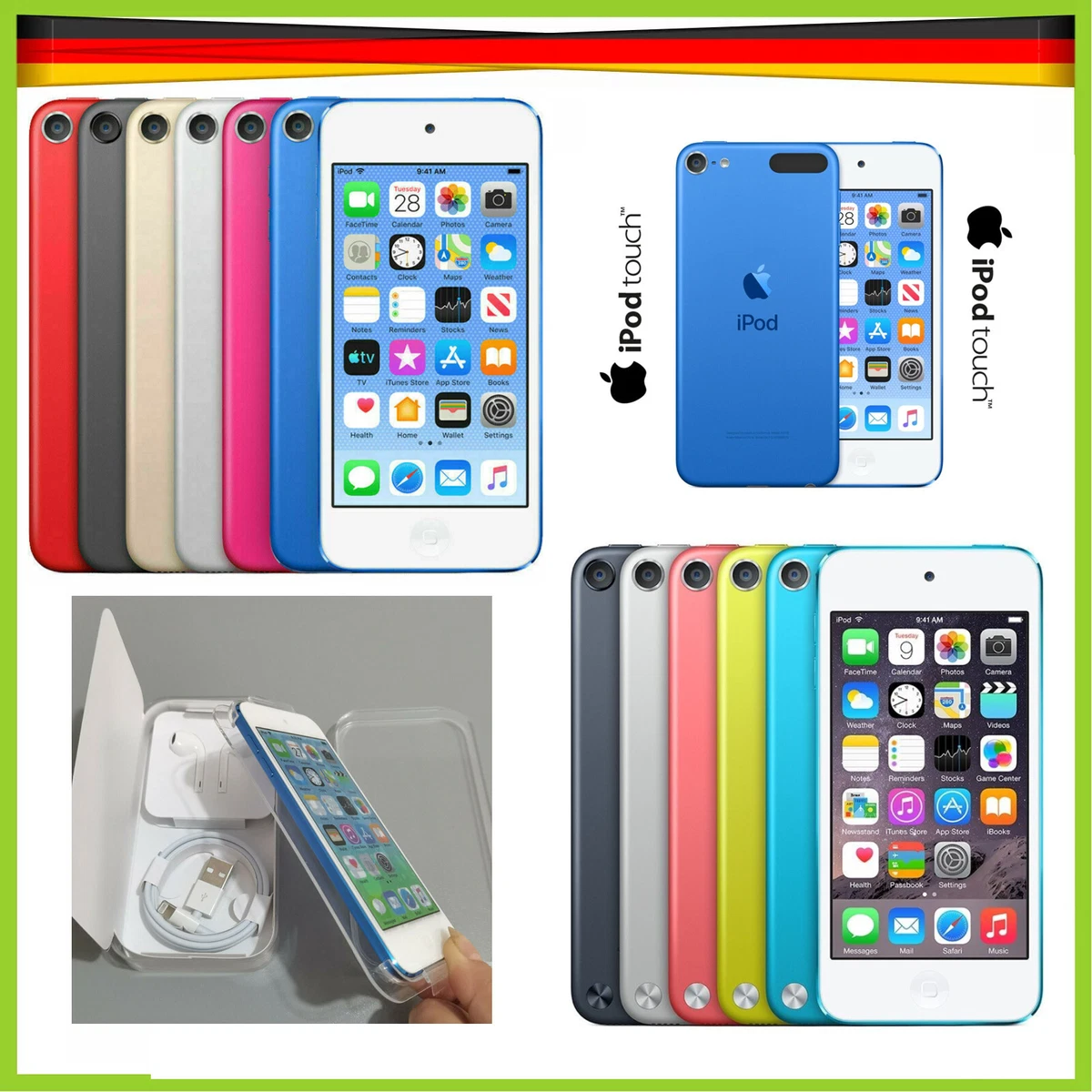 🍎NEU Apple iPod Touch 5th 6th 7th Gen 32GB 128GB 256GB GARANTIE-Versiegelte Box