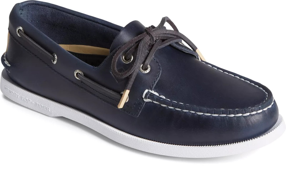 Sperry Men's Authentic Original 2-Eye Pullup Shoe STS24247 Navy UK