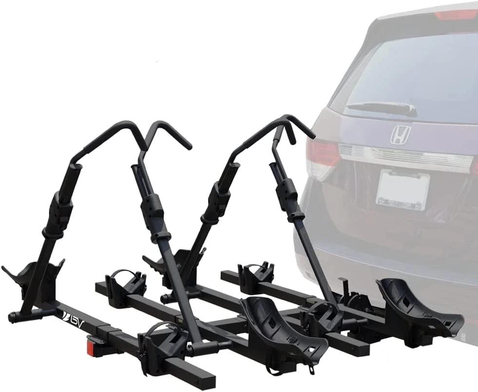 BV 2 Bike 4 Bike Bicycle Hitch Mount Rack Carrier for Car Truck