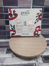 Philosophy Pure Grace Eau de Toilette Bath Shampoo Body Lotion NewOpenBox