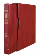 CARTELLA POSTIGLIONE ITALIA MARINI ROSSA CON CUSTODIA