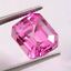 thumbnail 2 - AAA Natural Flawless Ceylon Pink Sapphire Loose Radiant Cut Gemstone 10.70 Ct