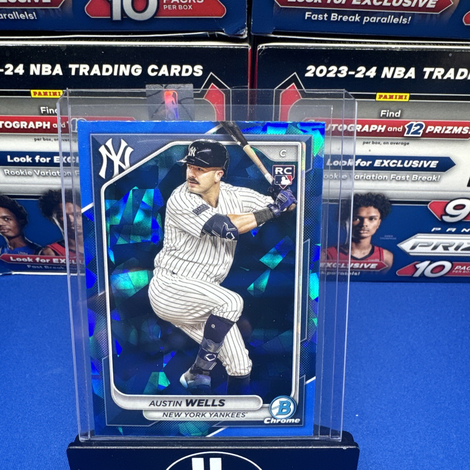 2024 Topps Chrome Bowman Chrome Sapphire Edition Austin Wells RC #15