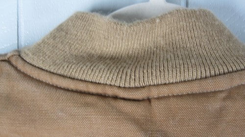Carhartt Vest Mens XL VQ186 Camel Canvas Zip Quilted Vintage Union Made Workwear - 第 5/16 張圖片