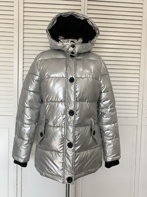 DIRSEL  down jacket junior size 16 Color Silver Metallic￼￼ (Women s Size Small)