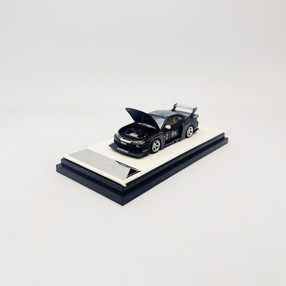 Time Micro 1:64 LBWK Nissan S15 SILVIA #2 Black | eBay