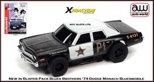 Auto World Blues Brothers '74 Dodge Monaco Bluesmobile Also fits AW, AFX SC372