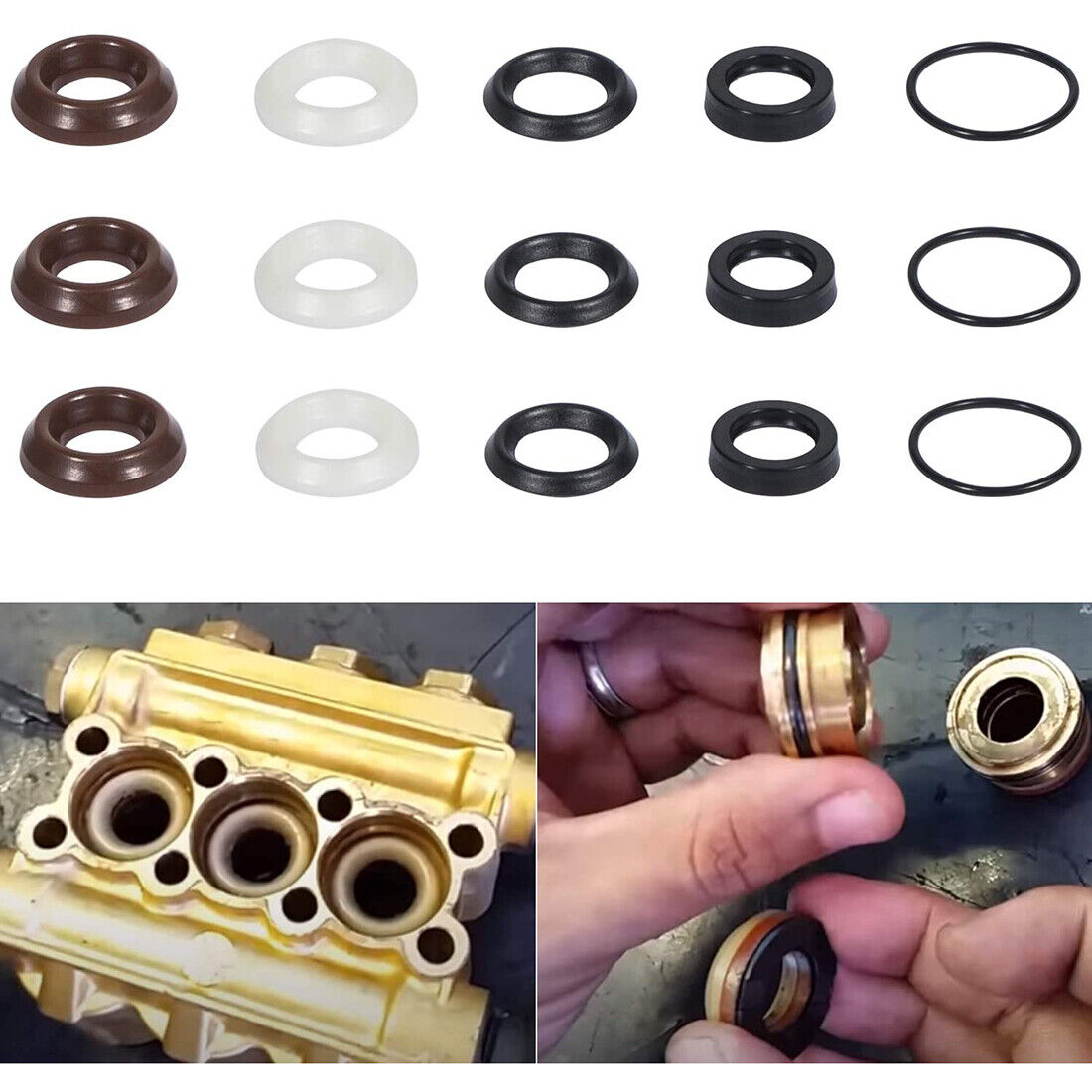 パーツ EW-EU111 ETS Exhaust Adapter Gasket Kit for Evo 7/8/9/X (GSK-002)