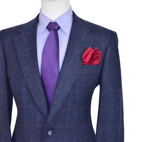 Hart Schaffner Marx Sport Coat Mens 40R New York Fit Soft Gray