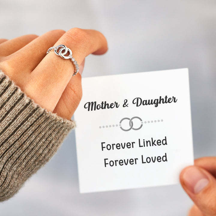 Sterling Silver Promise Ring From Mom To Daughter Mother Daughter