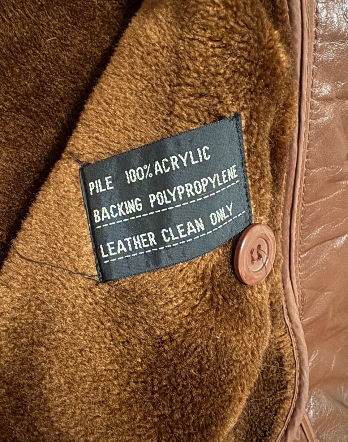 Fall And Winter Brown Leather Jacket Leather Loft… - image 3