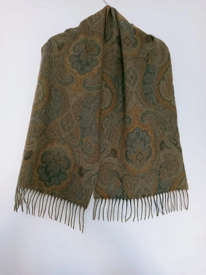 Bufanda Y# ETRO 50 % efectivo/50 % lana, 57/13 pulgadas Foto 2 de 4