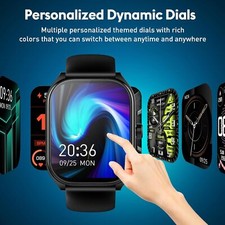 Curve Smart Watch for Men Women Answer Make Calls, 2.01" Fitness Tracker