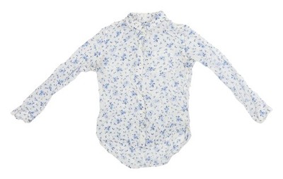 Jack Wills Damen-Knopfleiste UK 6 weiß Viskose