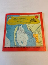 Vintage 1975 South Gulf Coast Fishing and Navigational Charts