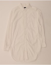 GAP Womens Tall Shirt Dress UK 10 Small White Cotton DB73