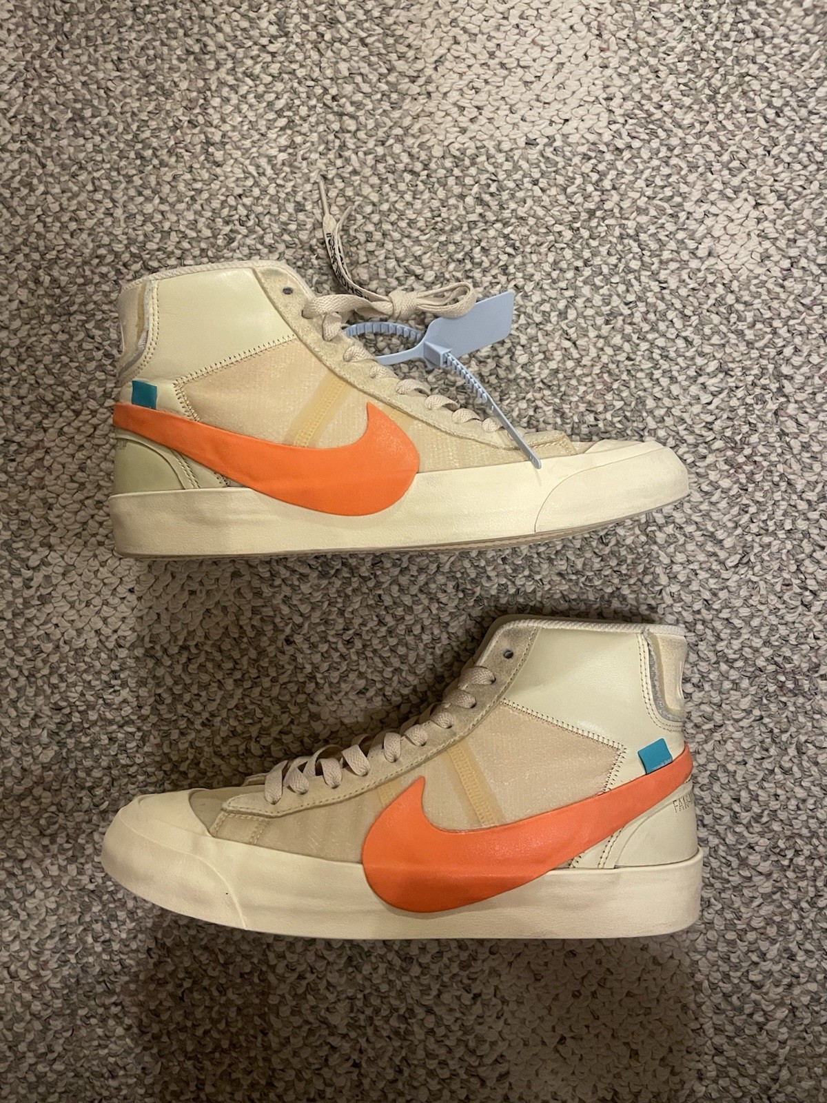 OFF WHITE X NIKE Taglia 9 Nike Off White x Blazer Mid All Hallows Eve