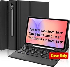 Keyboard Case for Samsung Galaxy Tab S10 FE/S10 Lite/S9 11 Inch, Magnetic Detach